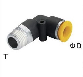 Úhlové šroubení s vnějším závitem, 8 mm - G3/8"