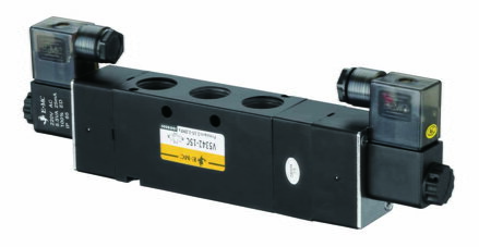 5/3 ventil, 24VDC, tělo 1/2"