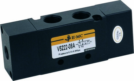 5/2 ventil, pneumaticky ovládaný, tělo 1/8"